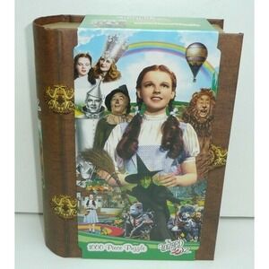 MasterPieces THE WIZARD OF OZ 1000 Piece Jigsaw Puzzle Book Box Dorothy Witch